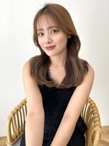 フォルテノエル 静岡鷹匠店(FORTE Noel)&nbsp;エアリーロング/美髪/ピンクブラウン/グレージュ/レイヤーカット