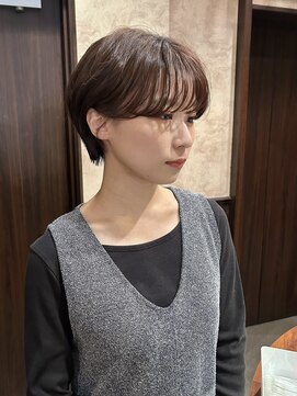 ロンド 銀座(Lond) ☆春日☆イメチェン外ハネボブ美髪ワイドバングレイヤーショート