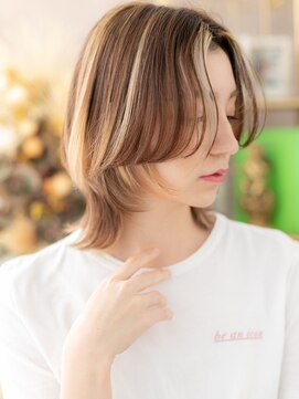 カバーヘア イヴ 戸頭店(COVER HAIR EVE) 伸ばしかけ外国人風グラデーションカラーTb8戸頭20代30代40代