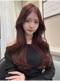 【lilley 稲永麻衣】レイヤーカット+ダブルカラー+韓国ヘア