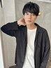 メンズカット+炭酸シャンプー＋眉毛カット ￥3900