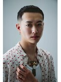 高円寺メンズスキンフェードフェザーアップスタイル
