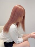 14850ブリーチ＆ダブルカラーベビーピンクホワイトピンク