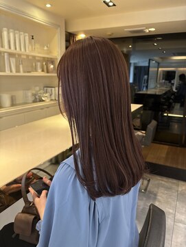 ヘアーエスクールフェイス(hair S. COEUR face) ピンクベージュ/枚方美容室/大阪美容室