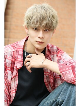 リップスヘアー 梅田(LIPPS hair) ハイトーンマッシュ