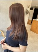 美髪チャージトリートメント+ショコラカラー+レイヤーカット