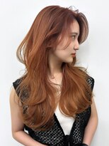 ラキング ギンザ トウキョウ(LAKING GINZA)&nbsp;くびれヘア/アプリコットオレンジ/夏/ハイライトカラー[銀座駅]
