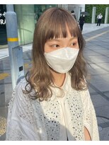 ヘアサロン アティリー(Hair Salon Attirer)&nbsp;西梅田/ボブ/グレーベージュ/白髪ぼかし/ハイライト/ベージュ