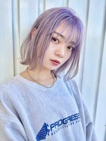 ロマーリ 岡山店(LOMARLIE)&nbsp;ラベンダーアッシュ_レイヤーミディアム