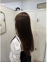 エイチ 梅田(H)&nbsp;マレットヘア外ハネフェイスフレーミング髪型ショートヘアカラー