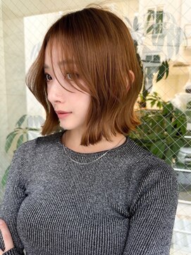 ネイロ バイ ジルブラン 葛西(NeiRo by JIL BLAN) ハイライト白髪ぼかしダブルカラーインナーカラーショートボブ