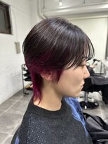 ポプルス(popls)&nbsp;ウルフカット/インナーカラー/推しカラー/中性ウルフ