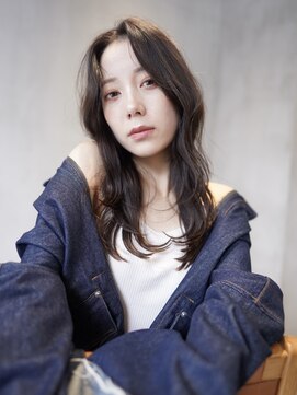 ニコ トウキョウ 渋谷(nico TOKYO) ロングレイヤーカット顔周りレイヤーウルフハッシュカット韓国