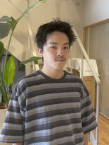 アルジャーノンリトリート(ALGERNON retreat)&nbsp;スパイキーショートルーズパーマ【中居史也】