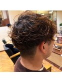 ソフトツイストスパイラルパーマツーブロック