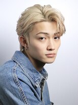 ルーシー 渋谷(LUCEY) センターパートフェザーパーマシャドウパーマメンズパーマ