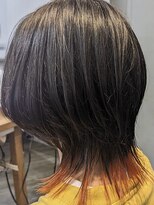 グレープバイン 辻堂(GRAPEVINES)&nbsp;オレンジ裾カラーひし形ウルフ