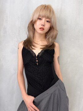 ロンド ロビン 栄(Lond robin) ちゅん ブリーチなしダブルカラー/髪質改善/艶カラー