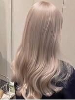 ネハス 名古屋栄店(nehus.)&nbsp;ミルクティー/ブリーチカラー/ウルフカット/レイヤーカット