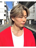 ウィル バイ ブラウン(Vir by Brown)&nbsp;マッシュウルフ/センターパート/ハイトーン/ローライト