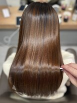 シャルムバイケンジ(Charm.by KENJE) 天使の縮毛矯正銀座髪質改善前髪ピンクベージュアンブレラカラー