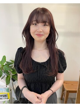  fit stand 千葉/ショートボブ/カット/パーマ/ダブルカラー/トリートメント/縮毛矯正 イメチェン/ピンクベージュ/アンブレラカラー[千葉]