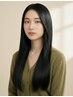【髪質改善縮毛矯正】シルクストレート+似合わせカット+シルク艶ケアオイル