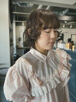クイン(qin)&nbsp;あごラインゆるふわボブパーマ