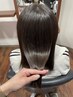 【小林華音限定クーポン】カット＋髪質改善縮毛矯正＋トリートメント ￥16,500