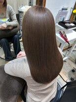 ユアーズヘア 池袋(youres hair)&nbsp;艶感ミルクティーベージュ