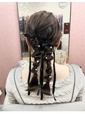 ツイン編み下ろし