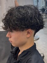 フィフスパーク(fifth PARK)&nbsp;無造作シャドウパーマのマッシュスタイル◎