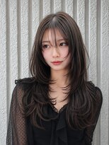 ネオリーブカップ 町田店(Neolive capu) 透明感アッシュ×韓国風レイヤー#ハッシュカット/シ-スル-バング