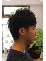 ヘアー ド ブラン(Hair de Brun)&nbsp;ツーブロック☆アシンメトリーバング☆