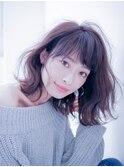 3Dカラー ジグザグバング ミニマムボブ【Attirer 飯田裕之】