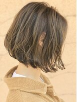アットティー 金沢文庫(at tee...) 【at tee...】グレージュ×切りっぱなしボブ