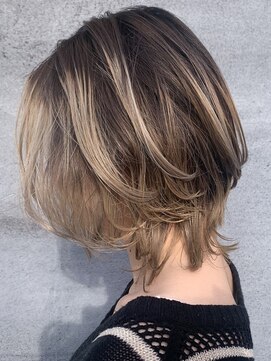 フォーム(FORM) 【FORM】バレイヤージュ×くびれセミディ