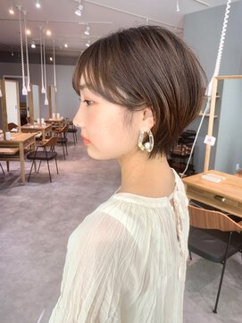 ジアン テラス(GIEN TERRASSE) #耳掛けショート #小顔ショート #イルミナカラー