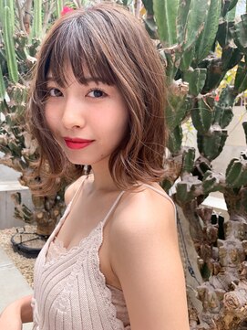 シー バイ ロンド 新宿(Sea by Lond) カジュアル切りっぱなしロブ