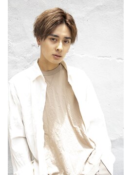 アイヴィ 表参道(IVY) Men'sstyle☆波巻きハイライト束感ツーブロックマッシュパーマ