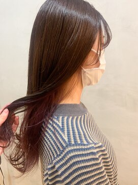 アールヘア(ar hair) インナーカラー◯パープルピンク