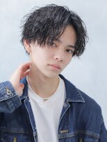 アンディ 御堂筋なんば店(ANDY)&nbsp;ツイストスパイラルパーマセンターパート2WAYスタイルby高橋直希