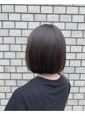 赤みゼロ！暗髪透明感ボブ20代/30代/40代/50代