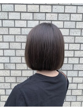 ノウェム バイ シーラス(novem by cirrus) 赤みゼロ！暗髪透明感ボブ20代/30代/40代/50代