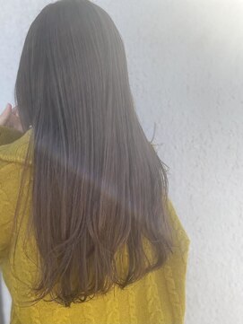 【LeLa】艶カラー+髪質改善トリートメント