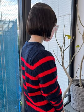 ロンド 表参道店(Lond) かわいいミニボブ【髪質改善/ショートボブ/ボブ】