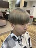 【ハイトーンで輝く！】MEN'Sカット+ブリーチ&カラー￥21,120[柏/men's]
