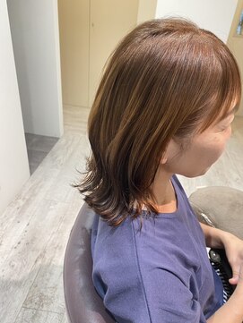 リアン 徳重店(Rian) 外ハネミディアム×ブラウン