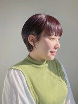 アーツヘアー JR上熊本駅店(ARTS@HAIR) タイトショート×バイオレット