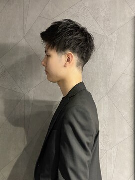 ヘアブランド椿 ツーブロック×アップバング